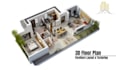 create 3d floor plan design, interior design rendering