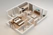 do architecture isometric 3d floor plan, interior exterior rendering in sketchup