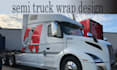 create professional semi truck wrap design