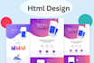 convert psd to html, figma to html, psd to bootstrap