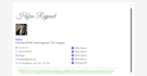 design a clickable HTML email signature