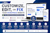 customize, edit, or fix your wordpress website