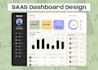 do uiux saas dashboard, CRM and admin panel design