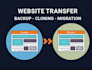 migrate or move website with secure backup