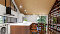 design kitchen and residential interior cabinet