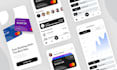 design professional clean UI UX for mobile app