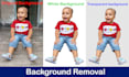 do image background remove, cut out, deep etching service