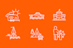 design flat vector icons or full color icons within 24 hours