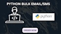 write script for bulk email with python