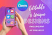 create social media posts and templates with canva