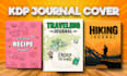 do kdp journal digital planner notebook cover for KDP low content book