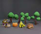 create simple stylized and low poly asset packs