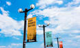 design premium feather flag, teardrop, beach flag, billboard
