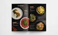 design a professional food, cafe, or restaurant menu