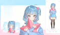 draw vtuber model live2d vtuber live2d model anime model
