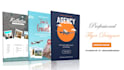 design clean and professional flyer for events