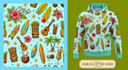 design seamless pattern, textile prints, floral patterns
