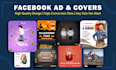 design creative social media images ads covers