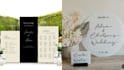design wedding sign, seating chart, bar menu, timeline bundle