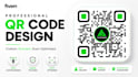 create all type of custom, dynamic qr code designs with logo