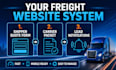 build an ai freight broker website with quote form and carrier packet