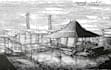 sketch a traditional indonesian house