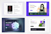 design website landing page in figma