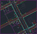 draw fiber route, utility design for OSP using google map for permit
