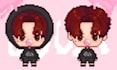 draw your character in cute chibi pixel art ych
