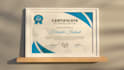 create certificate templates, diploma or award certificate