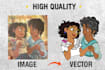 vector tracing, vectorize image, convert logo to vector