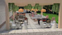 design and 3d render villa, house and home exterior