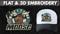 do professionally 3d cap embroidery digitizing
