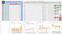 create and teach excel formulas, formatting, pivot tables