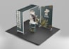 design tradeshow booth backdrop exhibition stand design