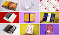 design restaurant, café, fast food, ice cream, trifold, dessert, takeaway menu