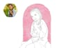 draw custom portrait, minimalist line drawing from photo