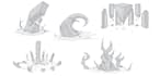 create environment concept art or props