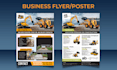 design a clean business flyer