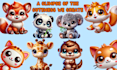 create 3d cute animal characters with ai