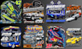 create professional automotive design illustration for your racing car tshirt