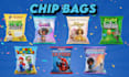 design custom chip bags, invitations and tshirts for kids