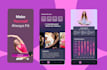 create mobile UI design and website UI design
