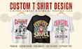 create custom western t shirt designs with vintage graphics