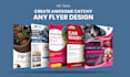 create awesome catchy flyer or postcard design