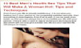 write men women health SEO articles or blog posts