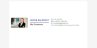 design a clickable HTML email signature