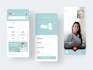 design mobile application screens with modern layout
