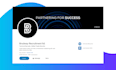 design eye catching linkedin personal and company covers