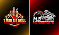 make professional auto detailing house renovation and lawn care logo
